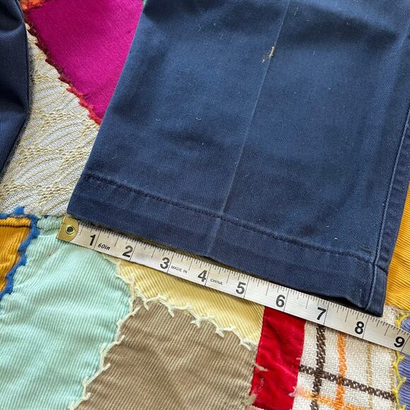 Vintage Dockers Paint Splattered Distressed Navy Pants 33Wx29L - Picture 4 of 6